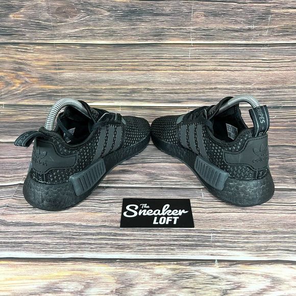 Adidas NMD R1 Women's Black Gray Athletic Shoes - Picture 5 of 8